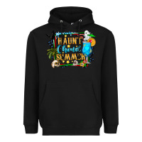 Black name spooky summer vibes Heavyweight Hoodie - CowhideDigitalArt