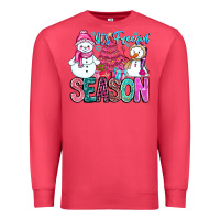 Cardinal It's Freezin Season Premium Sweatshirt - CowhideDigitalArt