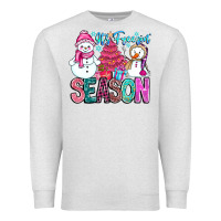 Oatmeal Heather It's Freezin Season Premium Sweatshirt - CowhideDigitalArt