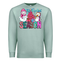 Seafoam It's Freezin Season Premium Sweatshirt - CowhideDigitalArt