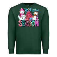 Sports Green It's Freezin Season Premium Sweatshirt - CowhideDigitalArt