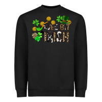 Black Wee bit o' Irish St. Patrick's Heavyweight Sweatshirt - CowGirlArtShop