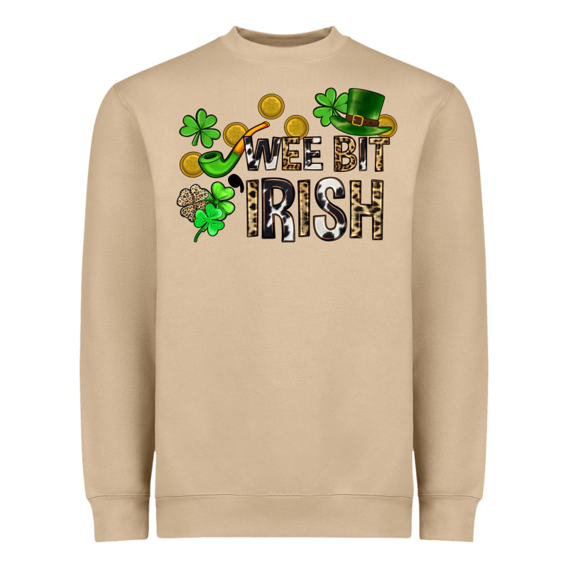 Wee Bit O' Irish St. Patrick's Heavyweight Sweatshirt by CowGirlArtShop | Teevron