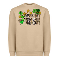 Mushroom Wee bit o' Irish St. Patrick's Heavyweight Sweatshirt - CowGirlArtShop