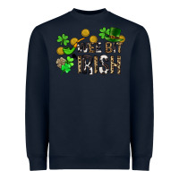 Navy Wee bit o' Irish St. Patrick's Heavyweight Sweatshirt - CowGirlArtShop