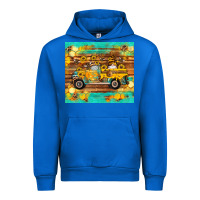Cobalt western bee gnomes truck honeycomb  leopard turquoise wooden serape Urban Hoodie - Artiststas