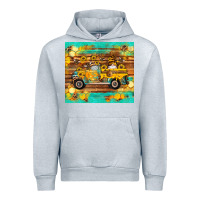 Heather Grey western bee gnomes truck honeycomb  leopard turquoise wooden serape Urban Hoodie - Artiststas
