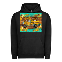 Pigment Black western bee gnomes truck honeycomb  leopard turquoise wooden serape Urban Hoodie - Artiststas