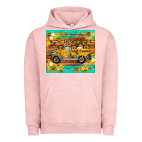 Pigment Salmon western bee gnomes truck honeycomb  leopard turquoise wooden serape Urban Hoodie - Artiststas