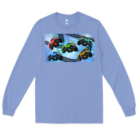 Colony Blue Children trucks Long Sleeve Tee - TumblerDesignByShophia
