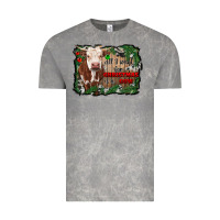 Cloud Rock all i want for christmas is a cow cowhide Vintage Tee - RanaPortraitStore