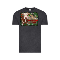 Vintage Black all i want for christmas is a cow cowhide Vintage Tee - RanaPortraitStore