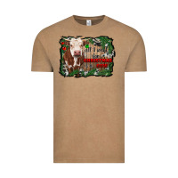 Vintage Coffee all i want for christmas is a cow cowhide Vintage Tee - RanaPortraitStore