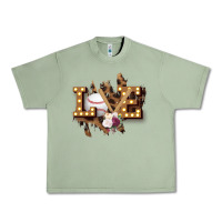 Oil Green Love Softball Urban Heavy Tee - Bettercallsaul