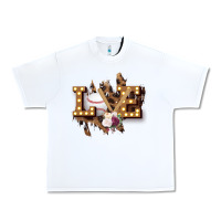 White Love Softball Urban Heavy Tee - Bettercallsaul