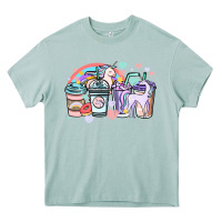 Arona unicorn coffee cups Heavy Core Tee - NancyCooperArtShop