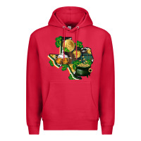 Cardinal texas map st patricks day Premium Hoodie - FaDigitalArtStudio