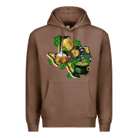 Chestnut texas map st patricks day Premium Hoodie - FaDigitalArtStudio