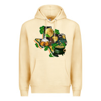 Pina Colada texas map st patricks day Premium Hoodie - FaDigitalArtStudio