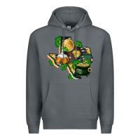 Rock texas map st patricks day Premium Hoodie - FaDigitalArtStudio