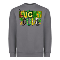 Storm Lucky dude  St. Patrick's Day Heavyweight Sweatshirt - CowGirlArtShop