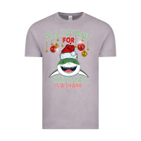 Vintage Zinc All I Want For Christmas Is A Shark Vintage Tee - Bettercallsaul