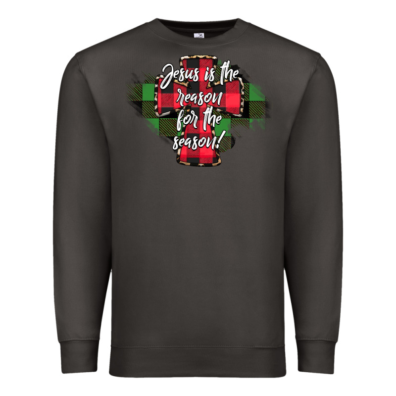 Jesus Is The Reason For The Season Premium Sweatshirt by CowhideDigitalArt | Teevron