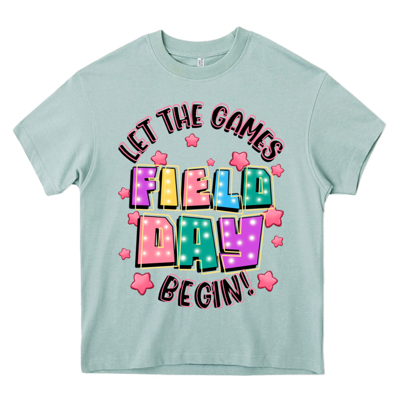 Field Day Let The Games Begin Heavy Core Tee by JahusDesignShop | Teevron