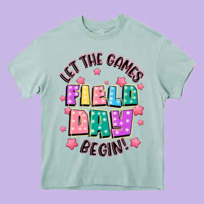 Field Day Let The Games Begin Heavy Core Tee Designed By Jahusdesignshop