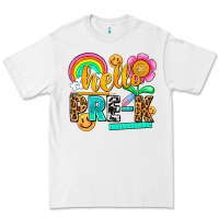 White hello pre k Premium Tee - NancyCooperArtShop