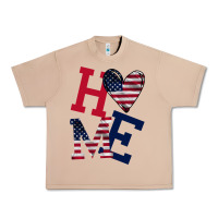Burro American Flag Home Urban Heavy Tee - Bettercallsaul