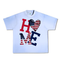 Grape Ice American Flag Home Urban Heavy Tee - Bettercallsaul