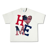 Pistachio American Flag Home Urban Heavy Tee - Bettercallsaul