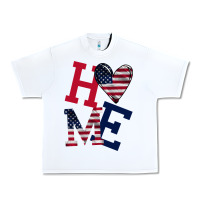 White American Flag Home Urban Heavy Tee - Bettercallsaul