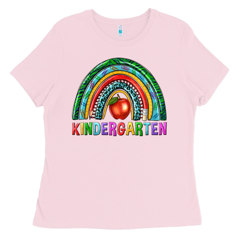 Rainbow Kindergarten Ladies Tee by NancyCooperArtShop | Teevron