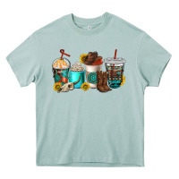 Western Coffee Cups Heavy Core Tee | Teevron