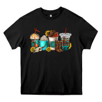 Black western coffee cups Heavy Core Tee - NancyCooperArtShop