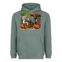 Sage Baby Sheeps Heavyweight Hoodie - LillyAllenDesigns