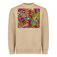 Colorful Leopard Lightning Bolt Tumbler Mother's Heavyweight Sweatshirt | Teevron