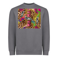 Storm Colorful leopard lightning bolt tumbler mother's Heavyweight Sweatshirt - HowdyJamesFarm