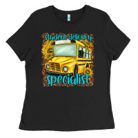 Black student delivery specialist Ladies Tee - NancyCooperArtShop