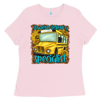 Bubblegum Pink student delivery specialist Ladies Tee - NancyCooperArtShop