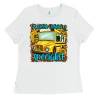 White student delivery specialist Ladies Tee - NancyCooperArtShop