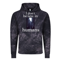 Cloud Black I don't believe i̇n humans Vintage Hoodie - Bettercallsaul
