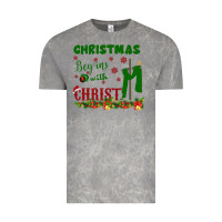 Christmas Begins With Christ Vintage Tee | Teevron