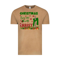 Vintage Camel Christmas Begins With Christ Vintage Tee - Bettercallsaul