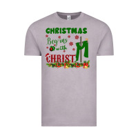 Vintage Zinc Christmas Begins With Christ Vintage Tee - Bettercallsaul