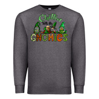Charcoal Heather st patricks day gnomes Premium Sweatshirt - CowhideDigitalArt