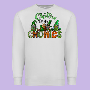 St Patricks Day Gnomes Premium Sweatshirt Designed By Cowhidedigitalart
