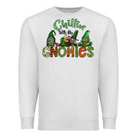 Oatmeal Heather st patricks day gnomes Premium Sweatshirt - CowhideDigitalArt